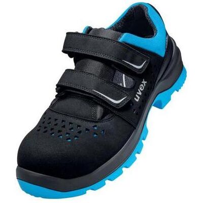 Uvex, Sicherheitsschuhe, Sandale 9553 micro schwarz/blau PU/PU (S1P, 36) Uvex, Sicherheitsschuhe, Sandale 9553 micro schwarz/blau PU/PU (S1P, 36)