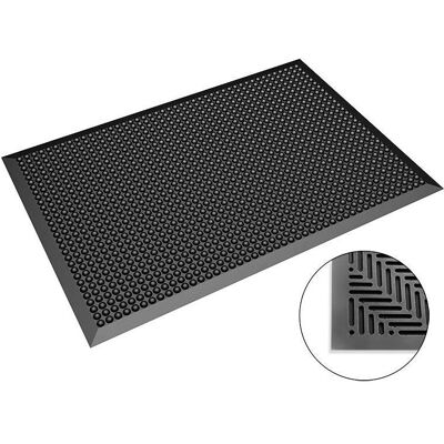 Top Swede, Zubehör Arbeitsschutz, ESD Bodenmatte schwarz, Noppen Halbkugel 650 x 950 x 14 mm (Statikschutz) Top Swede, Zubehör Arbeitsschutz, ESD Bodenmatte schwarz, Noppen Halbkugel 650 x 950 x 14 mm (Statikschutz)