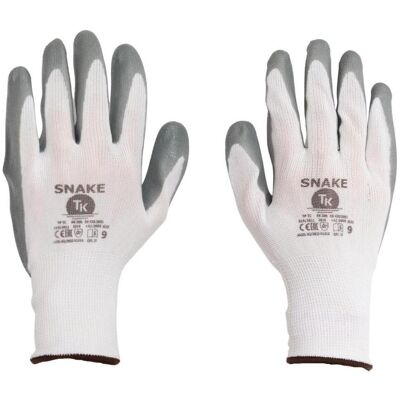 TK, Schutzhandschuhe, Handschuhe SNAKE, Gre 7, wei (7) TK, Schutzhandschuhe, Handschuhe SNAKE, Gre 7, wei (7)