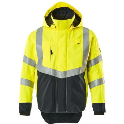 Mascot, Arbeitsjacke, unisex Warnjacke Harlow gelb, schwarzblau Grösse M (M) Mascot, Arbeitsjacke, unisex Warnjacke Harlow gelb, schwarzblau Grösse M (M)