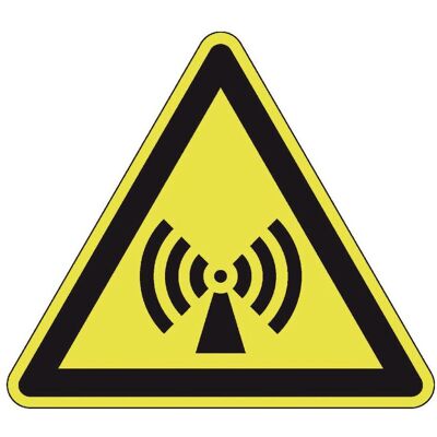BRW, Sicherheitskennzeichnung, Warnschild Elektromagnetisches Feld - 10 cm BRW, Sicherheitskennzeichnung, Warnschild Elektromagnetisches Feld - 10 cm