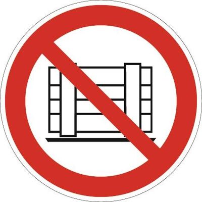 HP Autozubehör, Sicherheitskennzeichnung, Verbotszeichen ASR A1.3/DIN EN ISO 7010 Abstellen oder Lagern verboten Folie HP Autozubehör, Sicherheitskennzeichnung, Verbotszeichen ASR A1.3/DIN EN ISO 7010 Abstellen oder Lagern verboten Folie