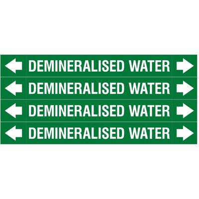 Brady, Sicherheitskennzeichnung, ASME - Rohrmarkierer - Demineralised Water Brady, Sicherheitskennzeichnung, ASME - Rohrmarkierer - Demineralised Water