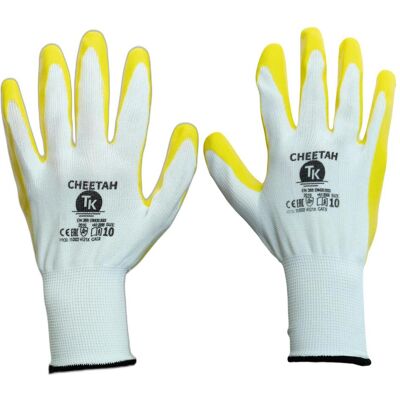 TK, Schutzhandschuhe, Handschuhe CHEETAH, Gre 9, gelb (9) TK, Schutzhandschuhe, Handschuhe CHEETAH, Gre 9, gelb (9)