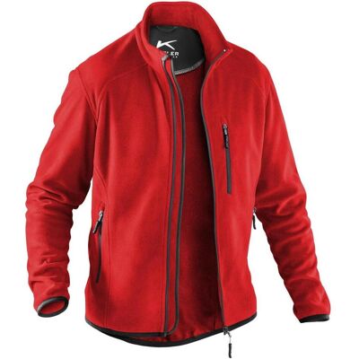 Kübler, Arbeitsjacke, Fleecejacke mittelrot 3XL (3XL) Kübler, Arbeitsjacke, Fleecejacke mittelrot 3XL (3XL)