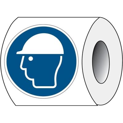Brady, Sicherheitskennzeichnung, ISO 7010 PIC M014 B-7541 ISO Sicherheitskennzeichnung - Kopfschutz benutzen Laminierter P Brady, Sicherheitskennzeichnung, ISO 7010 PIC M014 B-7541 ISO Sicherheitskennzeichnung - Kopfschutz benutzen Laminierter P