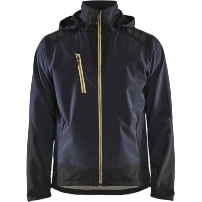 Blakläder, Arbeitsjacke, Softshell Jacke, dunkelblau / gelb, Unisex-Grösse: L (L) Blakläder, Arbeitsjacke, Softshell Jacke, dunkelblau / gelb, Unisex-Grösse: L (L)