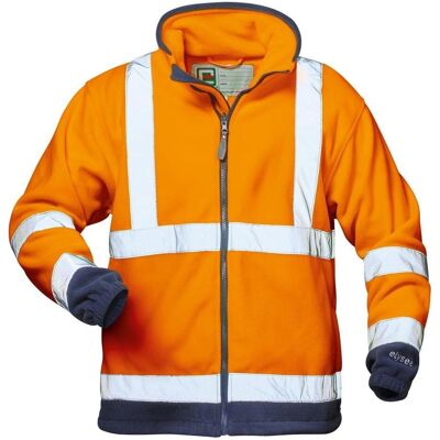 Magni, Arbeitsjacke, Warn-Fleecejacke Benedikt"Gr. XXL, orange-marine " (XXL) Magni, Arbeitsjacke, Warn-Fleecejacke Benedikt"Gr. XXL, orange-marine " (XXL)