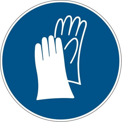 Brady, Sicherheitskennzeichnung, ISO 7010 PIC M009, B-7541, Gebotsschilder Brady, Sicherheitskennzeichnung, ISO 7010 PIC M009, B-7541, Gebotsschilder