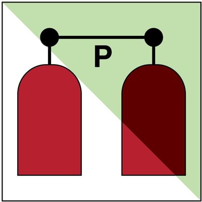 Brady, Sicherheitskennzeichnung, IMO - Pulverlöschstation Brady, Sicherheitskennzeichnung, IMO - Pulverlöschstation