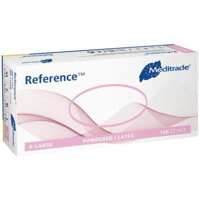 Meditrade, Schutzhandschuhe, Reference™Untersuchungshandschuh aus Latex, gepudert, X-Small (5,5) (XS) Meditrade, Schutzhandschuhe, Reference™Untersuchungshandschuh aus Latex, gepudert, X-Small (5,5) (XS)