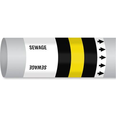 Brady, Sicherheitskennzeichnung, B-7541, ISO 14726 IMO Rohrmarkierer - Sewage (sämtliches verunreinigtes Abwasser, einschliess Brady, Sicherheitskennzeichnung, B-7541, ISO 14726 IMO Rohrmarkierer - Sewage (sämtliches verunreinigtes Abwasser, einschliess
