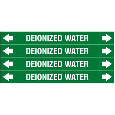 Brady, Sicherheitskennzeichnung, ASME - Rohrmarkierer - Deionized Water Brady, Sicherheitskennzeichnung, ASME - Rohrmarkierer - Deionized Water