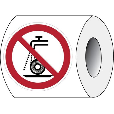 Brady, Sicherheitskennzeichnung, ISO 7010 PIC P033 B-7541 ISO Sicherheitskennzeichnung - Nicht zulässig für Nassschleifen Brady, Sicherheitskennzeichnung, ISO 7010 PIC P033 B-7541 ISO Sicherheitskennzeichnung - Nicht zulässig für Nassschleifen
