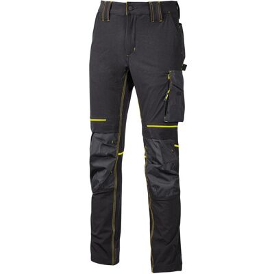 U-Power, Arbeitshose, Stretch-Bundhose "4-Wege" ATOM black carbon, Gr.M (M) U-Power, Arbeitshose, Stretch-Bundhose "4-Wege" ATOM black carbon, Gr.M (M)