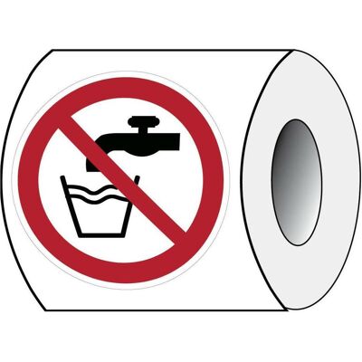 Brady, Sicherheitskennzeichnung, ISO 7010 PIC P005 B-7541 ISO Sicherheitskennzeichnung - Kein Trinkwasser Laminierter Poly Brady, Sicherheitskennzeichnung, ISO 7010 PIC P005 B-7541 ISO Sicherheitskennzeichnung - Kein Trinkwasser Laminierter Poly