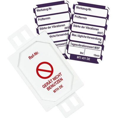 Brady, Sicherheitskennzeichnung, MIC-DE-PK-MTI-451-PL, Microtag Set, 20 x Microtag Halter, 20 x Microtag Einsteckschild (Wei Brady, Sicherheitskennzeichnung, MIC-DE-PK-MTI-451-PL, Microtag Set, 20 x Microtag Halter, 20 x Microtag Einsteckschild (Wei