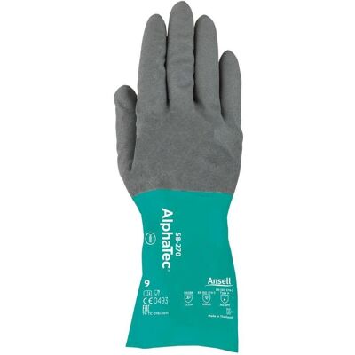 Ansell, Schutzhandschuhe, Handsch.AlphaTec 58-270, Gr. 11, schwarz/grün (11) Ansell, Schutzhandschuhe, Handsch.AlphaTec 58-270, Gr. 11, schwarz/grün (11)