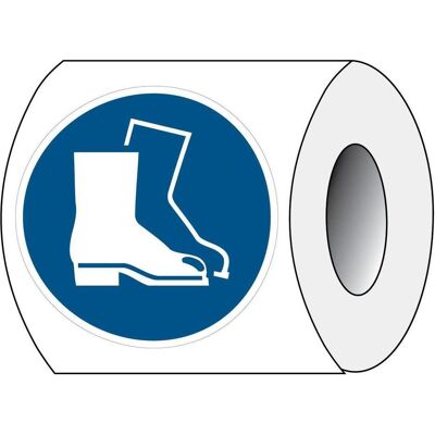 Brady, Sicherheitskennzeichnung, ISO 7010 PIC M008 B-7541 ISO Sicherheitskennzeichnung - Sicherheitsschuhe tragen Laminier Brady, Sicherheitskennzeichnung, ISO 7010 PIC M008 B-7541 ISO Sicherheitskennzeichnung - Sicherheitsschuhe tragen Laminier