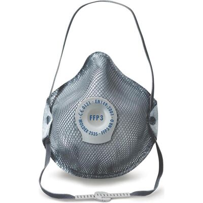 Moldex, Atemschutzmaske, 2535 FFP3 Charcoal Disposable Respirator (FFP3 D, 10x) Moldex, Atemschutzmaske, 2535 FFP3 Charcoal Disposable Respirator (FFP3 D, 10x)