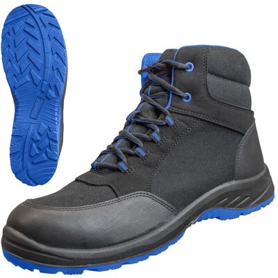 Nitras, Sicherheitsschuhe, SOLID STEP MID, Sicherheitsstiefel, halbhoch, S3S CI FO SR, strapazierfähiges Textil, schwarz (35, 36, 37, 38, 39, 40, 41, 42, 43, 44, 45, 46, 47, 48, 49, 50) Nitras, Sicherheitsschuhe, SOLID STEP MID, Sicherheitsstiefel, halbhoch, S3S CI FO SR, strapazierfähiges Textil, schwarz (35, 36, 37, 38, 39, 40, 41, 42, 43, 44, 45, 46, 47, 48, 49, 50)