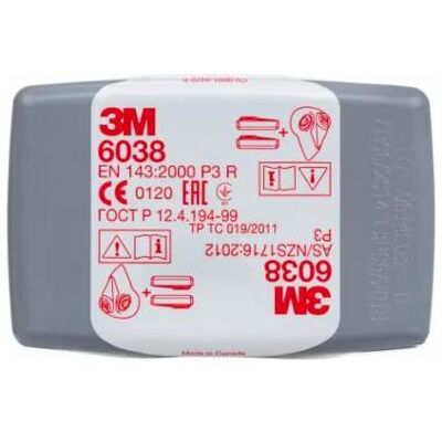 3M Staubfilter 6038 - Schutz gegen Staub 3M Staubfilter 6038 - Schutz gegen Staub