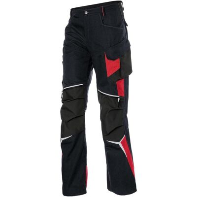 Kübler, Arbeitshose, Hose BODYFORCE PRO PSA 2 schwarz/mittelrot Form 2125 Grösse 31 (31) Kübler, Arbeitshose, Hose BODYFORCE PRO PSA 2 schwarz/mittelrot Form 2125 Grösse 31 (31)