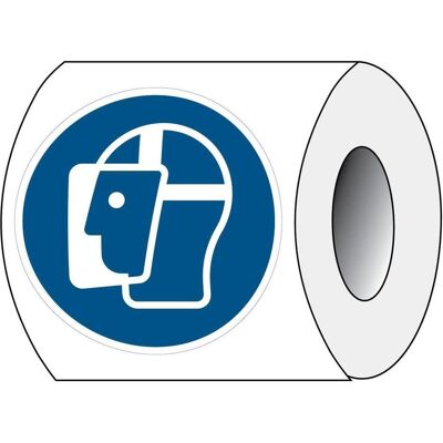 Brady, Sicherheitskennzeichnung, ISO 7010 PIC M013 B-7541 ISO Sicherheitskennzeichnung - Gesichtschutzschild benutzen Lami Brady, Sicherheitskennzeichnung, ISO 7010 PIC M013 B-7541 ISO Sicherheitskennzeichnung - Gesichtschutzschild benutzen Lami