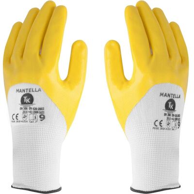 TK, Schutzhandschuhe, Handschuhe MATELLA, Gre 7, gelb (7) TK, Schutzhandschuhe, Handschuhe MATELLA, Gre 7, gelb (7)