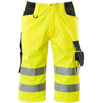 Mascot, Arbeitshose, unisex Warnschutzhose kurz Luton gelb, schwarzblau Grösse 58 (58) Mascot, Arbeitshose, unisex Warnschutzhose kurz Luton gelb, schwarzblau Grösse 58 (58)