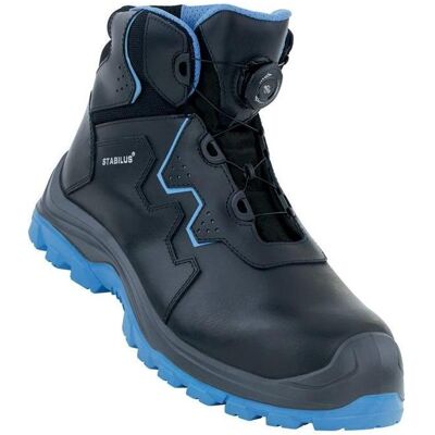 Stabilus, Sicherheitsschuhe, Sicherheitsstiefel ALEX MID BLUE TWIST Größe 41 schwarz / hellblau S3S ESD EN ISO 20345:2022 Rinder. (S3, 41) Stabilus, Sicherheitsschuhe, Sicherheitsstiefel ALEX MID BLUE TWIST Größe 41 schwarz / hellblau S3S ESD EN ISO 20345:2022 Rinder. (S3, 41)