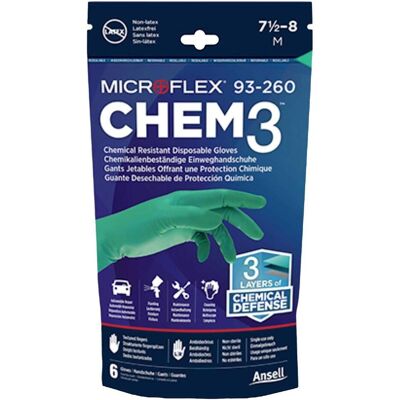 Ansell, Schutzhandschuhe, MICROFLEX 93260RP100 6 St. Nitril, Neopren Einweghandschuh Grösse (Handsc (10, 9.5) Ansell, Schutzhandschuhe, MICROFLEX 93260RP100 6 St. Nitril, Neopren Einweghandschuh Grösse (Handsc (10, 9.5)