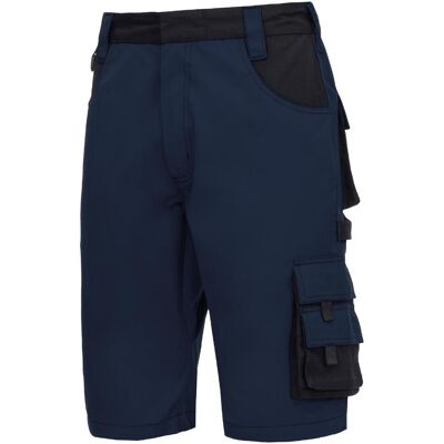 Nitras, Arbeitshose, MOTION TEX PLUS, kurze Arbeitshose, marineblau / schwarz (Farbcode: 2110), 280 g/qm, atmungsa (42, 52, 68) Nitras, Arbeitshose, MOTION TEX PLUS, kurze Arbeitshose, marineblau / schwarz (Farbcode: 2110), 280 g/qm, atmungsa (42, 52, 68)