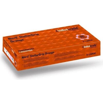 Meditrade, Schutzhandschuhe, Industrade unisex Einmalhandschuhe Nitril StellarGrip Orange orange Grösse XL 50 St. (XL) Meditrade, Schutzhandschuhe, Industrade unisex Einmalhandschuhe Nitril StellarGrip Orange orange Grösse XL 50 St. (XL)