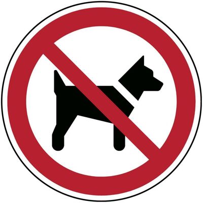 Brady, Sicherheitskennzeichnung, ISO-Sicherheitsschild - Mitführen von Hunden verboten Brady, Sicherheitskennzeichnung, ISO-Sicherheitsschild - Mitführen von Hunden verboten
