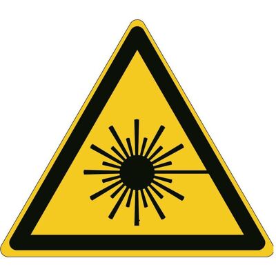 Brady, Sicherheitskennzeichnung, B-7667, ISO 7010 Bodensicherheitsschild - Warnung vor Laserstrahlung (W004), Laminierter Ant Brady, Sicherheitskennzeichnung, B-7667, ISO 7010 Bodensicherheitsschild - Warnung vor Laserstrahlung (W004), Laminierter Ant