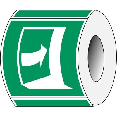 Brady, Sicherheitskennzeichnung, ISO 7010 PIC E023 B-7541 ISO Sicherheitskennzeichnung - Tür öffnet durch Aufdrücken auf de Brady, Sicherheitskennzeichnung, ISO 7010 PIC E023 B-7541 ISO Sicherheitskennzeichnung - Tür öffnet durch Aufdrücken auf de