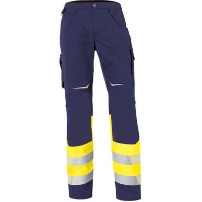 Kübler, Arbeitshose, Hose REFLECTIQ Klasse 1 warngelb/dunkelblau Form 2208 Grösse 64 (64) Kübler, Arbeitshose, Hose REFLECTIQ Klasse 1 warngelb/dunkelblau Form 2208 Grösse 64 (64)