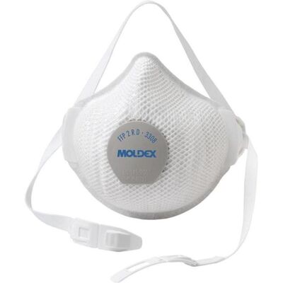 Moldex, Atemschutzmaske, Atemschutzmaske Air Plus ProValve 330801 FFP2 / V R D mit Ausatemventil (FFP2, 5x) Moldex, Atemschutzmaske, Atemschutzmaske Air Plus ProValve 330801 FFP2 / V R D mit Ausatemventil (FFP2, 5x)