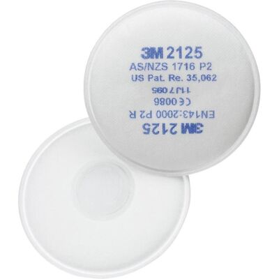 3M Atemschutzmaske, Particulates Filter for use with 6000 Series Respirator, 7000 Series Respirator 2125 (P2, P2 R, 20x) 3M Atemschutzmaske, Particulates Filter for use with 6000 Series Respirator, 7000 Series Respirator 2125 (P2, P2 R, 20x)
