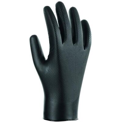 Nitras, Schutzhandschuhe, unisex Einmalhandschuhe TOUGH GRIP N schwarz Grösse M 50 St. (8) Nitras, Schutzhandschuhe, unisex Einmalhandschuhe TOUGH GRIP N schwarz Grösse M 50 St. (8)