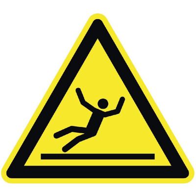 BRW, Sicherheitskennzeichnung, Warnschild Rutschgefahr - 10 cm BRW, Sicherheitskennzeichnung, Warnschild Rutschgefahr - 10 cm