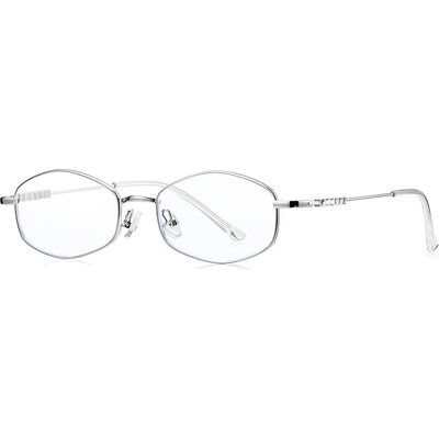 Techsuit, Computerbrille, - Anti-Blue Light Glasses Reflex PC (LS501) - for Women, Micro - Silver Techsuit, Computerbrille, - Anti-Blue Light Glasses Reflex PC (LS501) - for Women, Micro - Silver