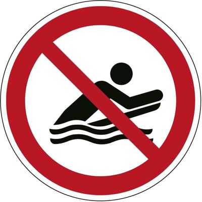 Brady, Sicherheitskennzeichnung, ISO-Sicherheitsschild - Kein Bodyboarding Brady, Sicherheitskennzeichnung, ISO-Sicherheitsschild - Kein Bodyboarding