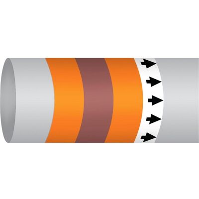Brady, Sicherheitskennzeichnung, B-7541, ISO 14726 IMO Rohrmarkierer - Lubrication oil for gears (Öl zum Schmieren in Getrieb Brady, Sicherheitskennzeichnung, B-7541, ISO 14726 IMO Rohrmarkierer - Lubrication oil for gears (Öl zum Schmieren in Getrieb