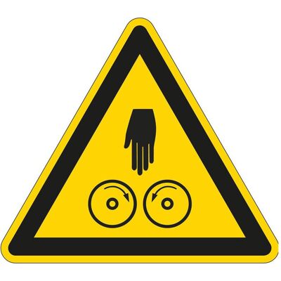 Brady, Sicherheitskennzeichnung, PIC 849-TRI 200-B7541, Warnschilder - Verletzungsgefahr durch Einzug Brady, Sicherheitskennzeichnung, PIC 849-TRI 200-B7541, Warnschilder - Verletzungsgefahr durch Einzug