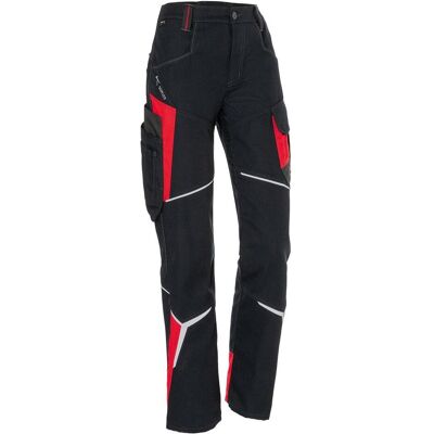 Kübler, Arbeitshose, Damenhose BODYFORCE schwarz/mittelrot Form 2325 Grösse 38 (38) Kübler, Arbeitshose, Damenhose BODYFORCE schwarz/mittelrot Form 2325 Grösse 38 (38)
