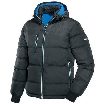 Uvex, Arbeitsjacke, Thermo Steppjacke, schwarz / blau, Unisex-Grösse: 2XL (XXL) Uvex, Arbeitsjacke, Thermo Steppjacke, schwarz / blau, Unisex-Grösse: 2XL (XXL)