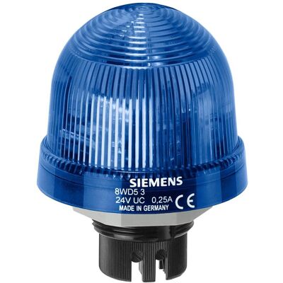 Siemens 8WD5300-1AF Signallicht - Blau, 70mm, 230V/UC, IP65 Siemens 8WD5300-1AF Signallicht - Blau, 70mm, 230V/UC, IP65
