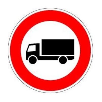 Magni, Sicherheitskennzeichnung, VKZ.253 Ronde 600mm Verbot für KFZ über 3,5 t RAL-Gütezeichen Folie RA2 Magni, Sicherheitskennzeichnung, VKZ.253 Ronde 600mm Verbot für KFZ über 3,5 t RAL-Gütezeichen Folie RA2